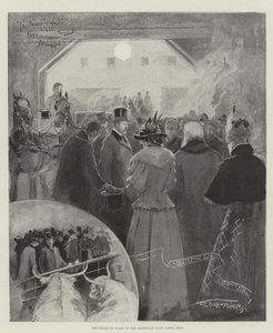 Il Principe di Galles alla Smithfield Club Cattle Show da Henry Charles Seppings Wright